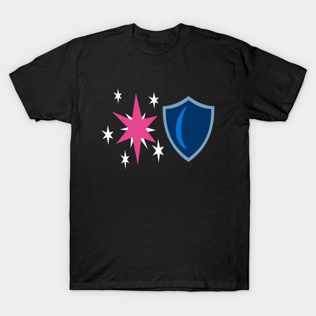 My little Pony - Twilight Sparkle + Nyx Cutie Mark T-Shirt by ariados4711